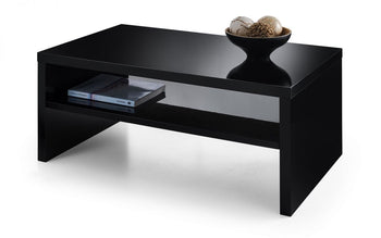 Metro High Gloss Coffee Table - Black